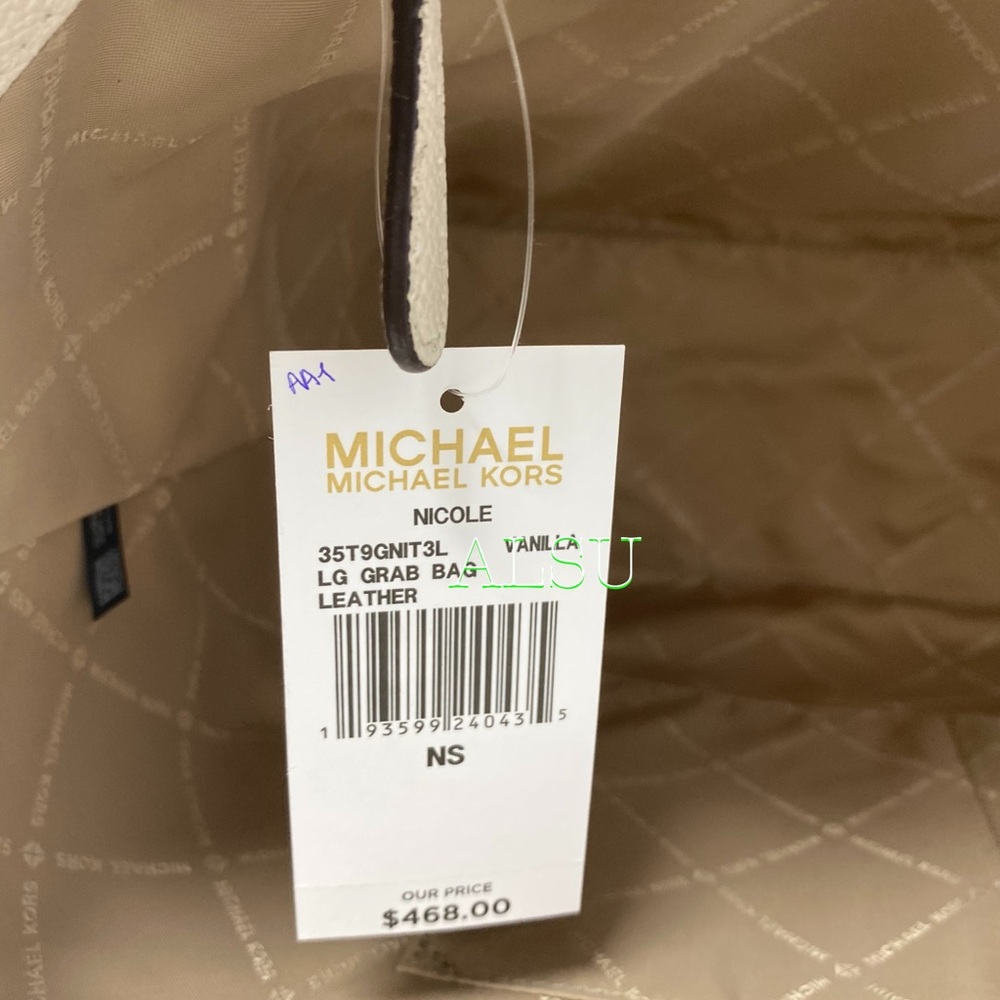 🌸Spring Sale🌸 Michael Kors Nicole LG Tote Shoulder Bag Le Vanill 35T9GNIT3L - Picture 8 of 10